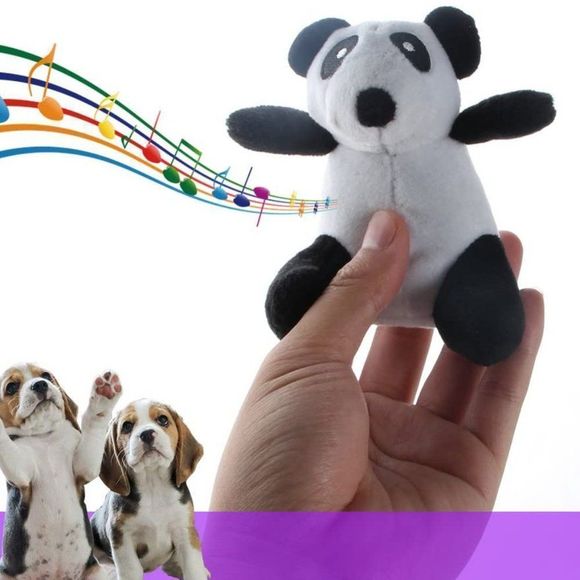 Squeaky Dog Toys, IFOYO Durable Panda Hide and Seek Interactive Plush Dog Toys - Picture 2 of 4